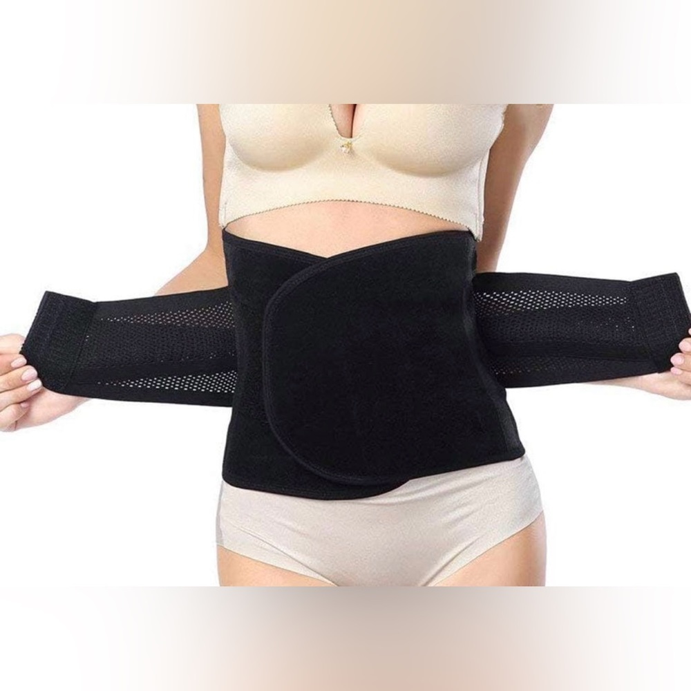 Waist Trimmer Belt Support Girdle Beige Medium